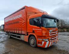 2010 Scania P230 4x2 18 Tons, Curtainside,  Sleeper Cab
